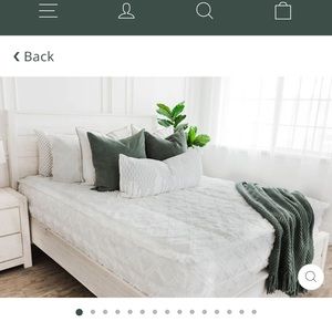 King size Beddy with pillow shams